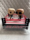 FUNKO POP WWF WRESTLING STONE COLD STEVE AUSTIN & THE ROCK IN WWE RAW RING