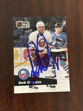 1991 Pro Set Rob Dimaio #430 - New York Islanders AUTO Autograph Signed