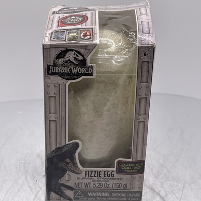 Jurassic World Fizzie Egg Collectible Dog Tag Scented