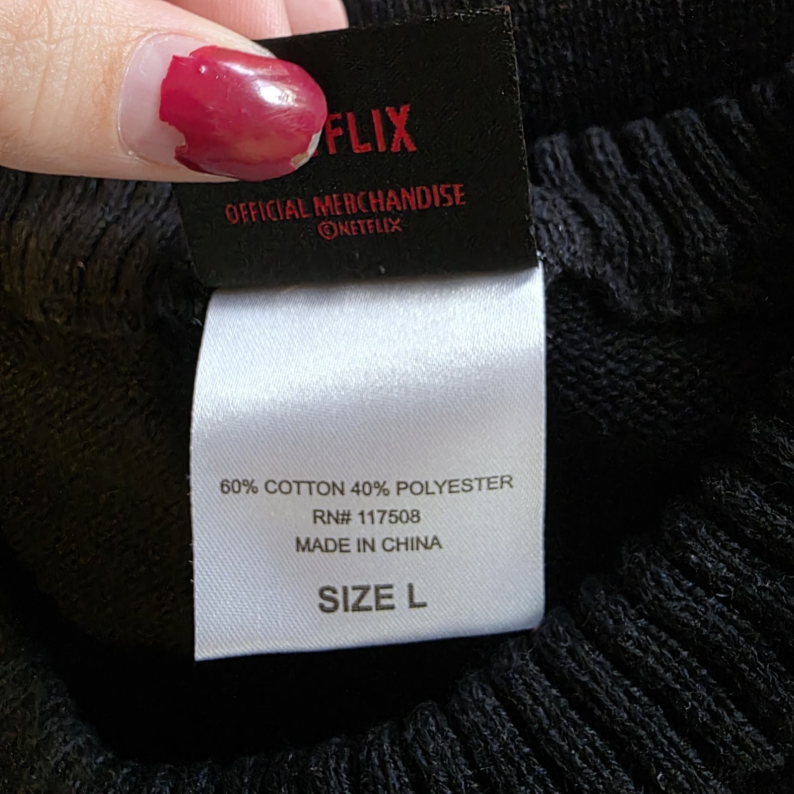 Netflix Stranger Things Sweater Pullover Size Lar… - image 9