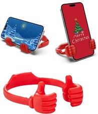 Santa's Claws Phone Stand Thumbs Up Stocking Stuffers for Teens 2024 White...