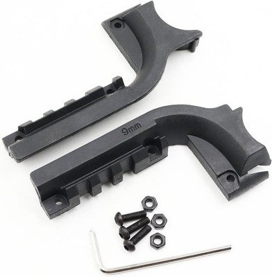 M9 Picatinny Rail Adapter Mount, 21mm Under Rail Laser Flashlight Mount for M9