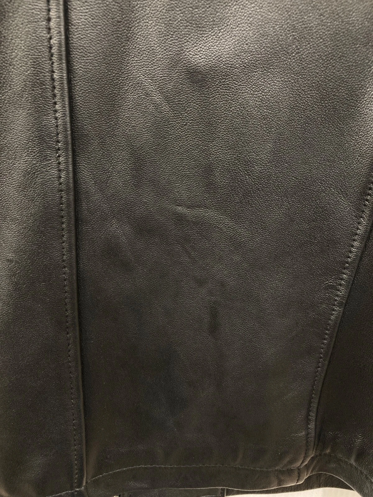 URBAN RESEARCH ITEMS Leather Sheepskin Jacket Men's Size 38 Black image 8