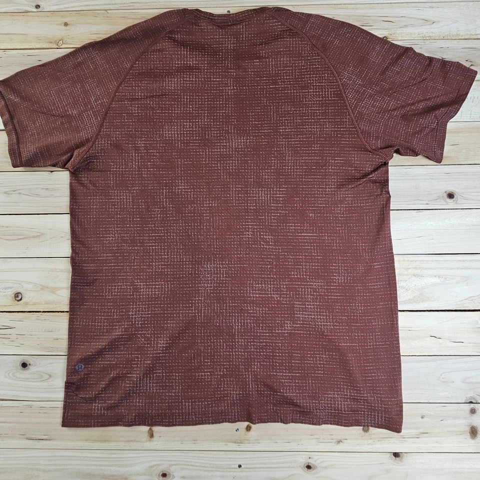 Camisa deportiva Lululemon Metal Vent Tech 2.0 para hombre XXL cuadrícula interrumpida fecha abajo Foto 2 de 4