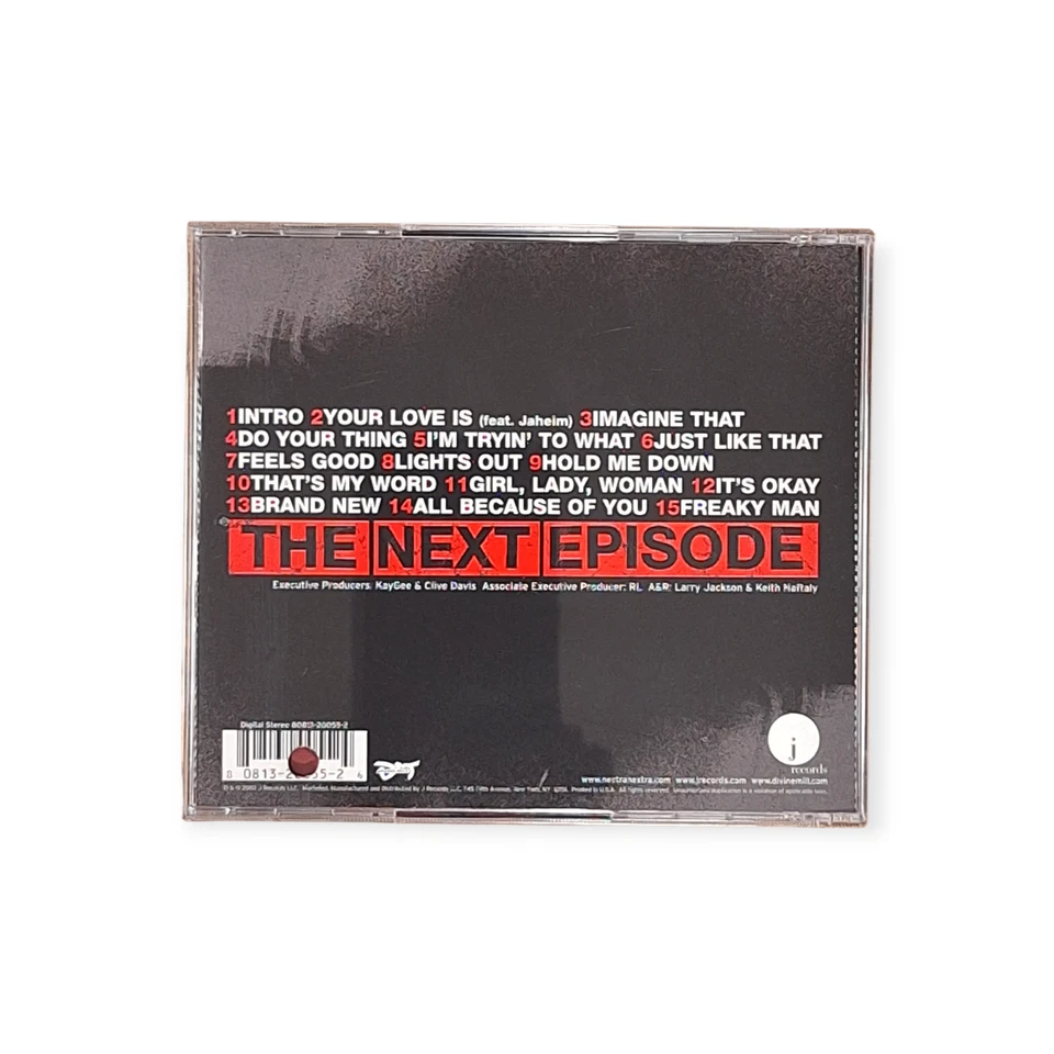 Next The Next Episode CD Album Hip Hop Rap 15 Tracks J Records Foto 2 de 3