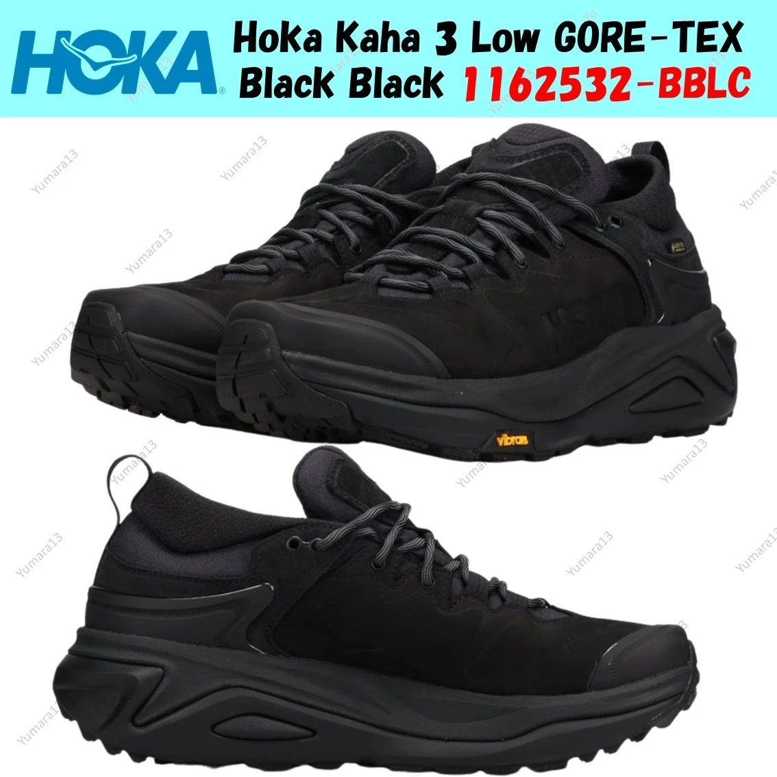 Hoka One One HOKA Kaha 3 GORE-TEX Triple Black for sale | eBay