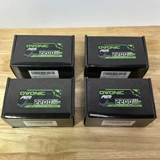 Lot Of 8 OVONIC 3S 35C 11.1V 2200mAh Short LiPo Battery RC Airplane Heli EDF Jet