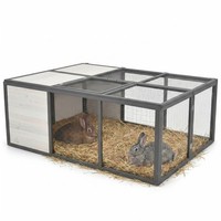 Freigehege Freilaufgehege Faltbar Hasen Kaninchen Meerschweinchen Gehege