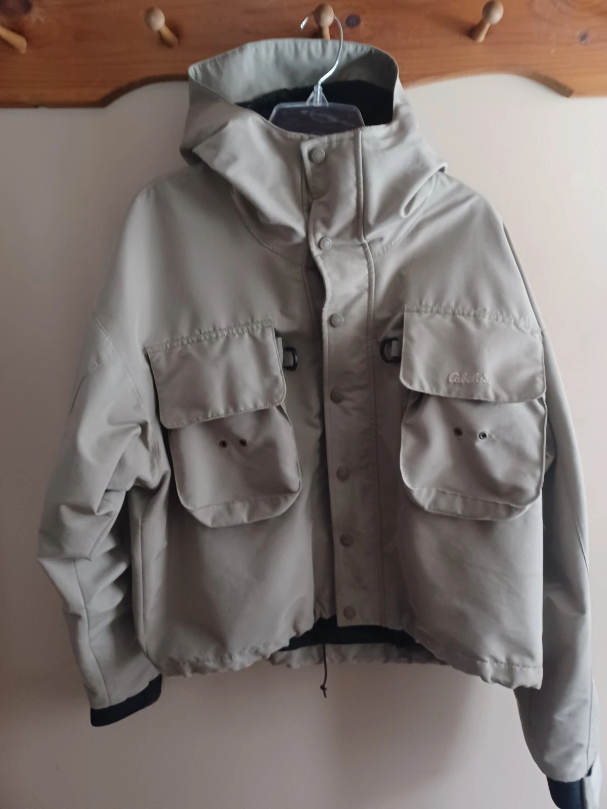 Cabelas Wading Jacket Men's L Brown Full Zip Pockets Lined
Opens in a new window or tab
