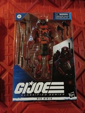 Hasbro G.I. Joe 6  Classified Series Red Ninja Action Figure New Sealed   08