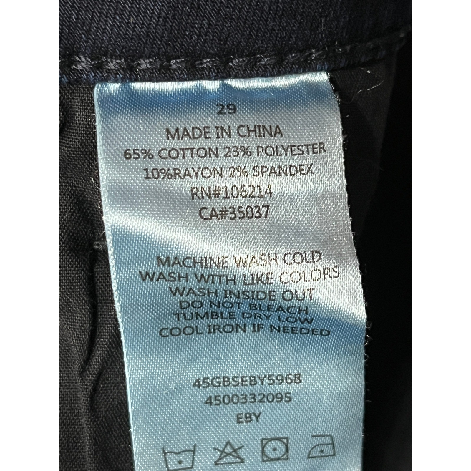 Joe's Jeans Women's Size 29 Mid Rise Skinny Dark Wash Denim Blue Jeans