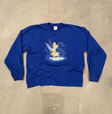 Vintage 90s Tinkerbell Disney Store Magic In Every Moment Sweatshirt Adult Large