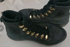 Size 5 - Converse Chuck Taylor All Star Waterproof High Black Leather