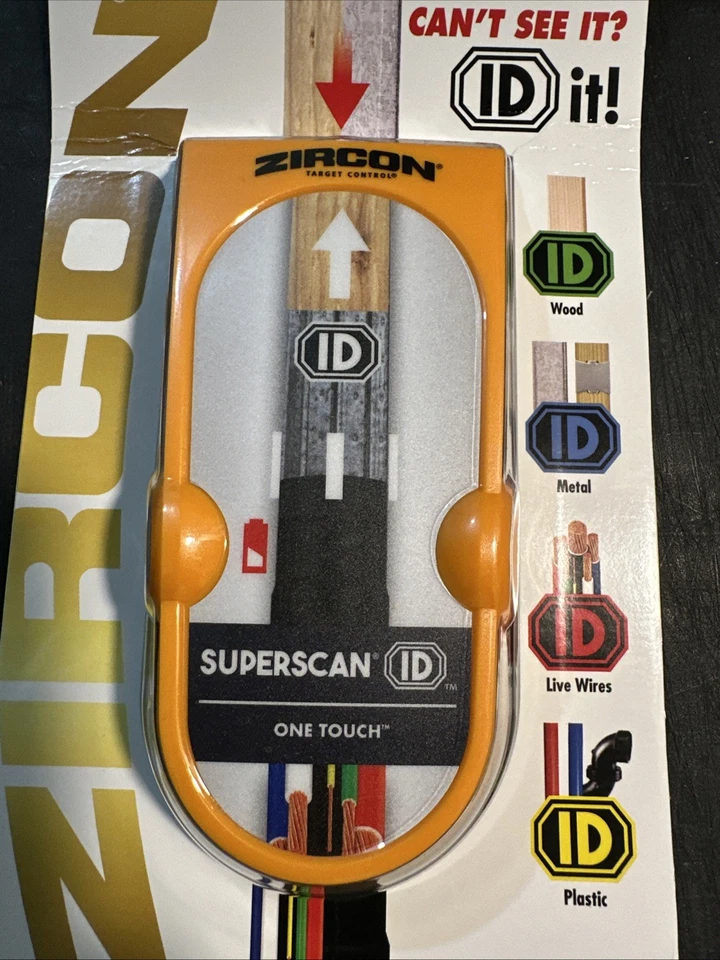 Zircon Superscan ID (One Touch) Advanced Stud Finder - New - Image 4 of 4