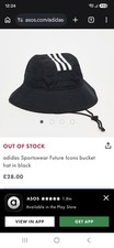 Adidas Unisex Bucket Hat One Size Fits Most Ajustable Festival Hat. BNWT