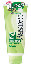 GATSBY Hydrating Shaving Gel, Aqua Citrus Scent 7.2oz/ Made in JAPAN
