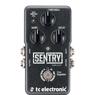 TC Electronic SENTRY NOISE GATE Multiband Noise-Gating Pedal mit Hard-Gate Modus
