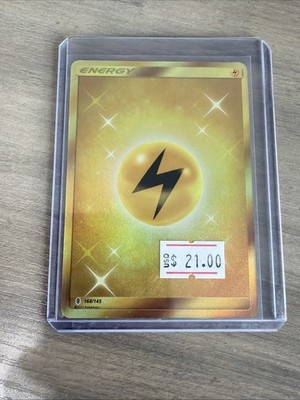 2017 Pokemon SM Guardians Rising Lightning Energy #168/145