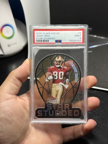 Jerry Rice 2000 Fleer Focus Star Studded Psa 9 Mint #5 49ers