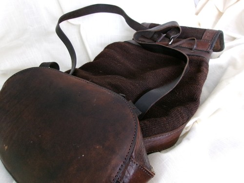 Premium Leather & Canvas Western Saddle Bag for Horse, 18" x 14" (TUV) - Picture 5 of 6