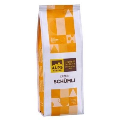 (28,00,-/KG) Alps Coffee Schümli 10x1000g Bohnen - Crema Kaffee