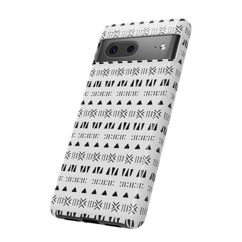Black and White Southwestern Aztec Pattern Google Pixel Tough Cases - 第 43/131 張圖片