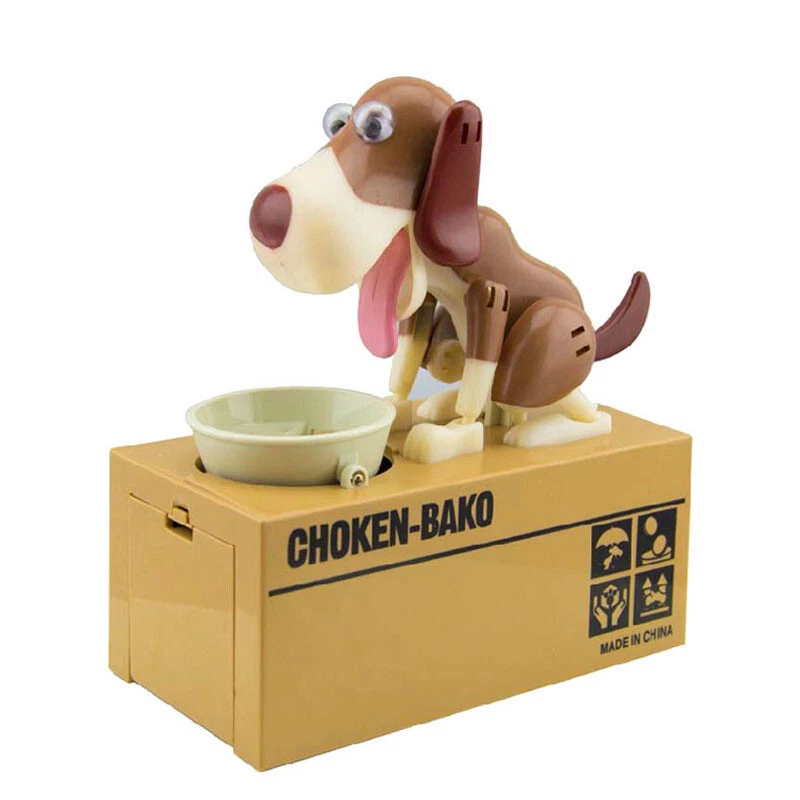 Cute Electric Eat Money Dog Money Bank Coin Piggy Bank Money Box Kids Gift UK - Image 4 of 4