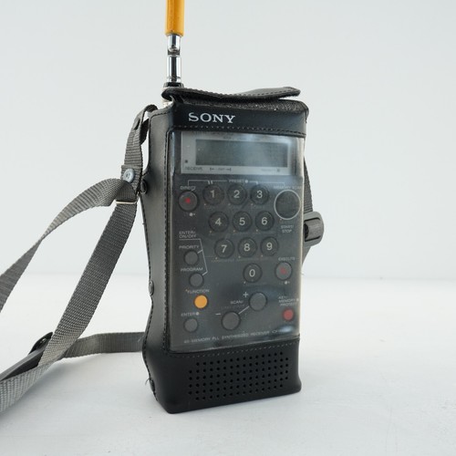 Sony ICF-Pro80 Receiver Hi Scan fm Comm HISCAN Handheld Antenna Radio NIce - Zdjęcie 21 z 22