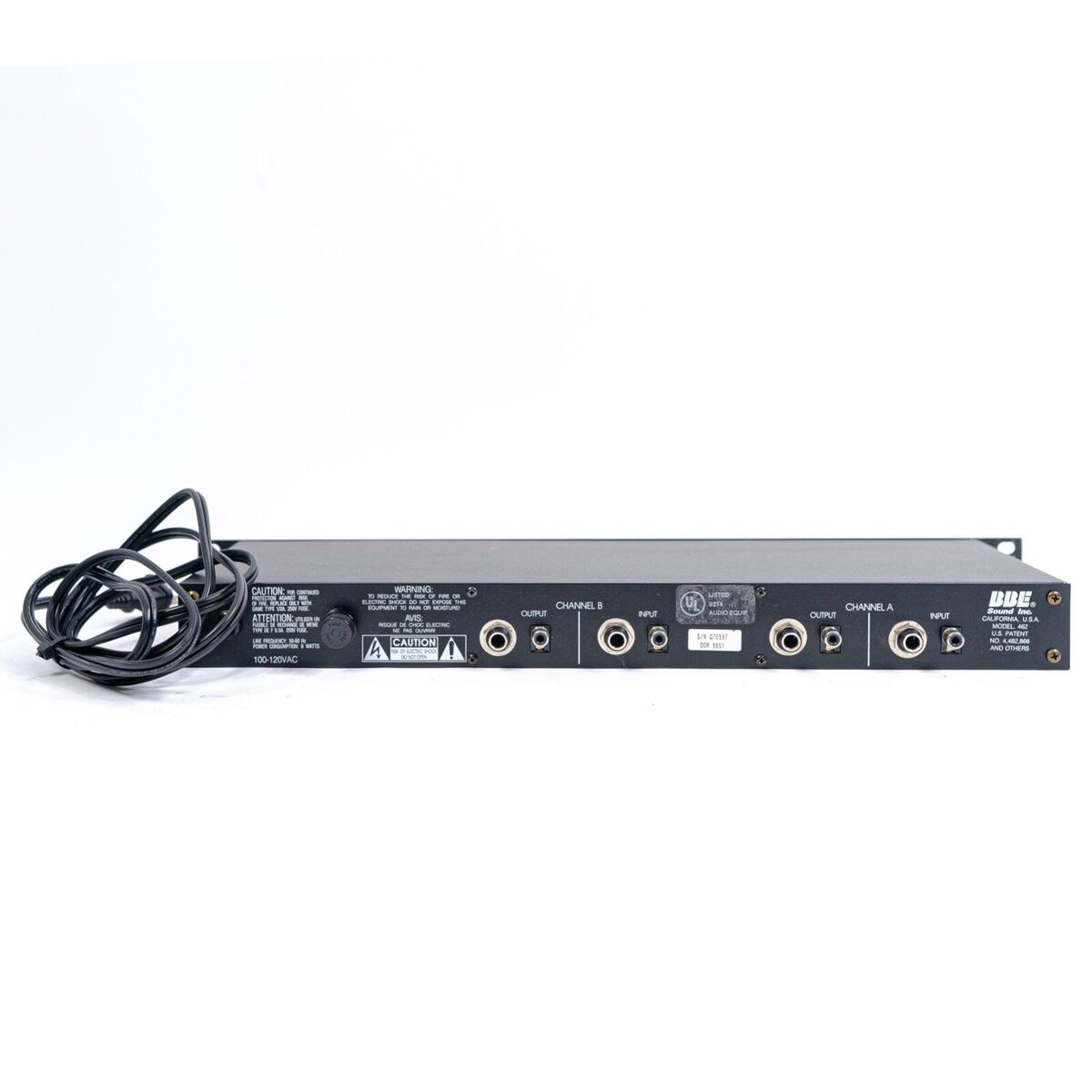 BBE 462 - 2 Channel Sonic Maximizer - Signal Processor BBE 462 - 2 Channel Sonic Maximizer - Signal Processor