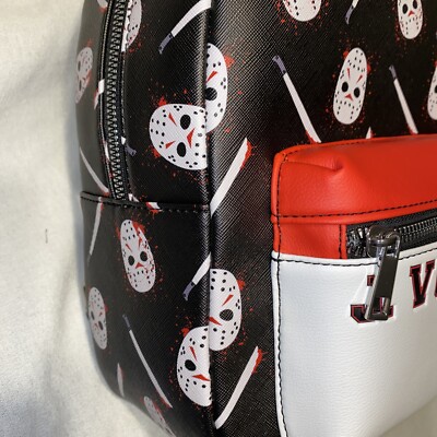 Friday the 13th Jason Voorhees Hockey Masks Mini Backpack  display picture 1