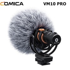 Comica VM10 PRO Gain Control Deadcat Video Condenser Shotgun Camera Microphone