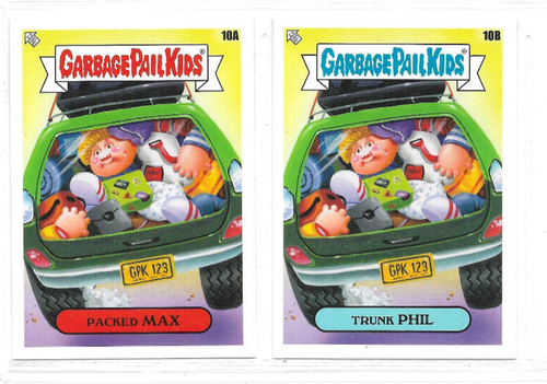 Garbage Pail Kinder gehen in den Urlaub - 20-Karten Don,t Make Me Pull Over Jagd Set Neuwertig - Bild 3 von 3