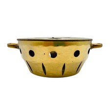 STÖVCHEN Rechaud  Messing Vintage  MID CENTURY D 14,5 cm Warmhalter 60er 70er