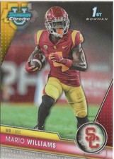 2023 Bowman Chrome University Mario Williams Rookie RC Tulane Green Wave (C)