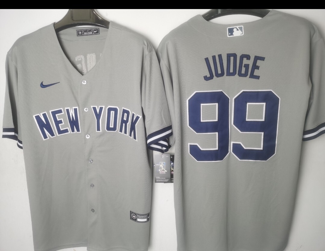 Nike New York Yankees JUDGE 99 ユニフォーム S Men's New York Yankees Aaron Judge Nike Gray Road Authentic