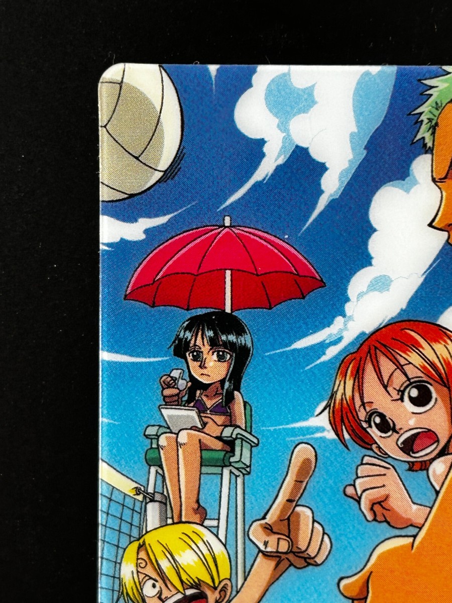 Zoro Nami Sanji Robin ONE PIECE Plastic Card BANDAI #198 Japanese