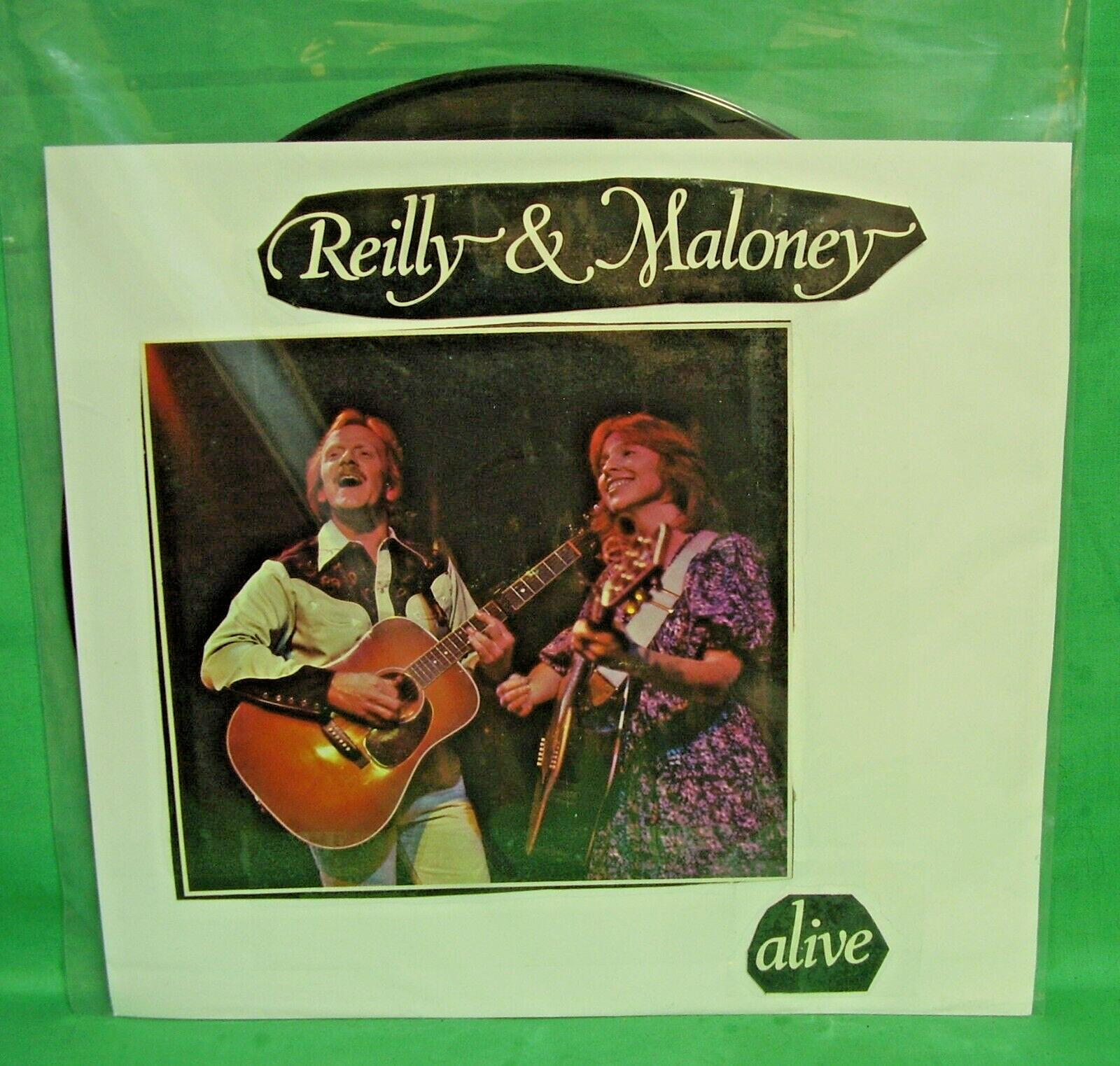 Reilly & Maloney Alive 1978 Vinyl LP Freckle Records Excellent Condition
