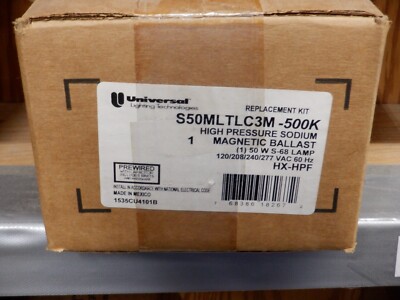 Universal Lighting S50MLTLC3M-500K - 50W, Multi-Volt  HPS HX ballast - NOS