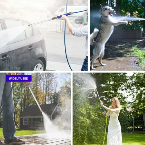 High Pressure Power Washer Water Spray Gun Nozzle Wand Attachment Garden Hose - Picture 8 of 12