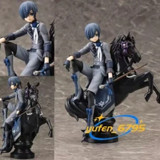 Anime Black Butler Ciel Phantomhive Horse Chess Figure Toy Gift 18cm Static New