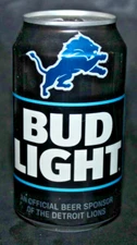 Missouri 12oz - Anheuser-Busch - BUD LIGHT 2024 NFL Detroit Lions Ball 880993