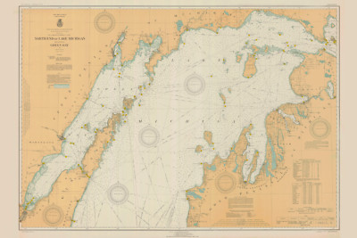 Lake Michigan North Map Green Bay Traverse City Glen Lake Door County Leelanau