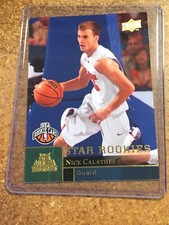 2009-10 Upper Deck Basketball Gold Lettering # 221 Nick Calathes RC 1