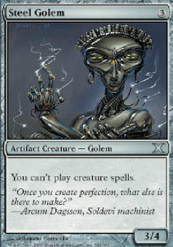 STEEL GOLEM 10th Edition MTG Magic the Gathering Cards DJMagic