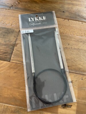 LYKKE Driftwood 32'' Fixed Circular Knitting Needles US 9