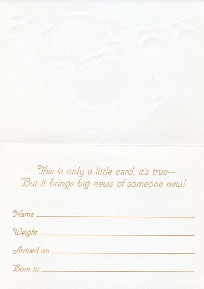 LOT OF 20 HALLMARK NEW BABY ANNOUNCEMENT Cards + Envelopes, Cute Chicken Balloon - Image 2 of 4