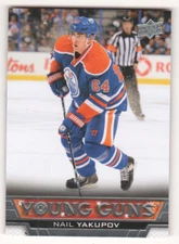 2013-14 UPPER DECK HOCKEY YOUNG GUNS #241 NAIL YAKUPOV YG ROOKIE RC