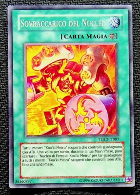 Super Rare KERNÜBERLADUNG auf Italienisch TSHD-IT087 YUGIOH