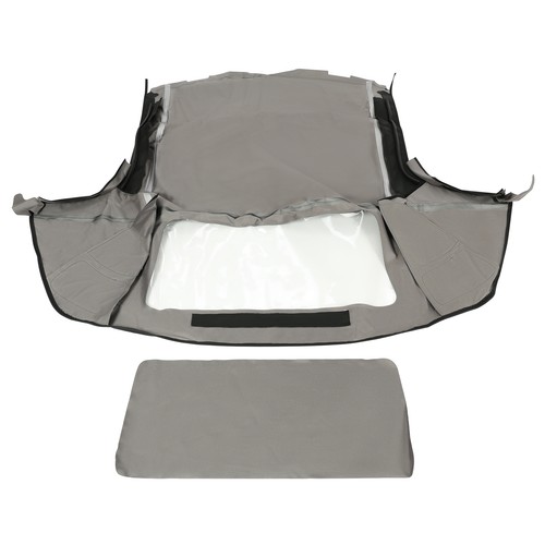Black Convertible Soft Top & Plastic Window For Geo Metro 1990 1991 1992 1993 - Picture 24 of 24