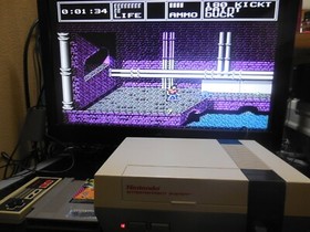 Nintendo Console System (NES-001) Completly Genuine OEM W/2 Games Skate or Die 2